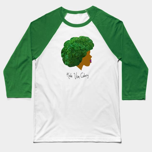 Kale Von Celery Baseball T-Shirt by Kale Von Celery